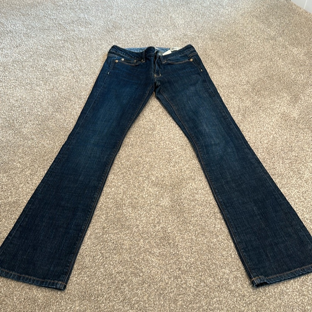 Gap limited edition dark wash boot cut jeans size 2